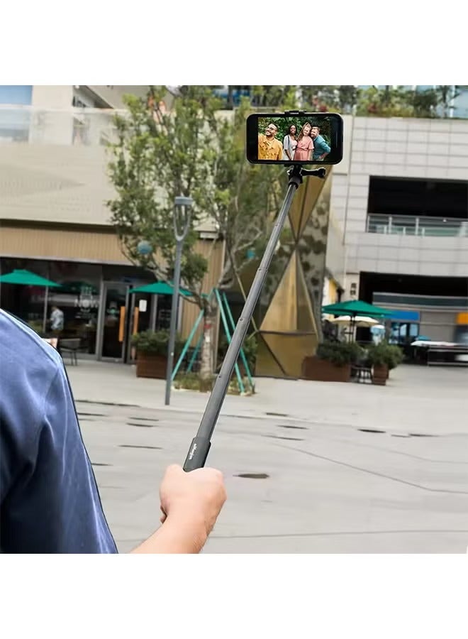 aMagisn عصا سيلفي غير مرئية من aMagisn بطول 70 سم، حامل أحادي معدني متوافق مع كاميرا بانورامية Gopro Max وInsta360 X3 وX4 وX5 وملحقاتها - Image 3